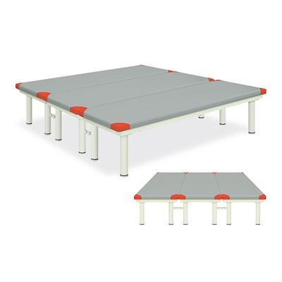 高田ベッド製作所 連結キングホーム 幅195×長さ200×高さ35cm ライトブルー TB-1149 1個 61-5034-34（直送品）