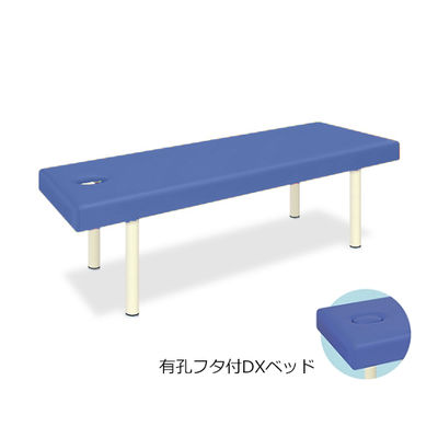 高田ベッド製作所 有孔フタ付DXベッド 幅65×長さ180×高さ50cm ライトブルー TB-581 1個 61-3459-35（直送品）