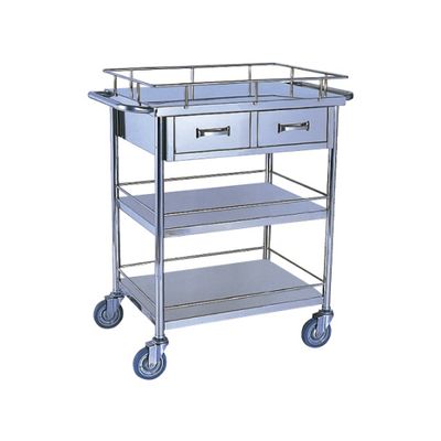 金沢車輌 回診車 3段引き出し付 NSH-60 1個 62-1623-03　　ナビスカタログ（直送品）