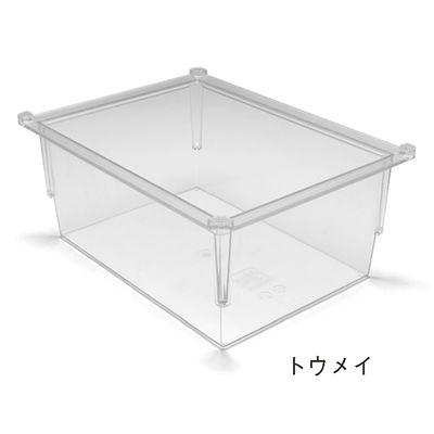 サカセ化学工業 トレー 34ー17タイプ(深さ17cm)帯電防止 透明 PT34-17 1個 62-0852-28（直送品）