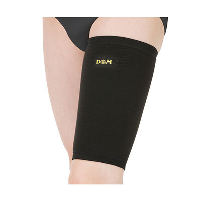 D&M 中圧迫サポーター(もも) #921 ブラック L 1個 62-2692-26（直送品）