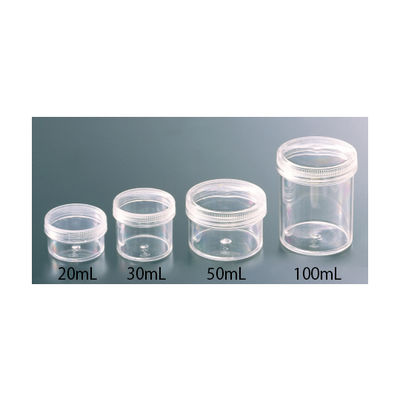 馬野化学容器 プラ壷 透明(20mL) 3-21 1箱(100個) 3-9138-01（直送品）