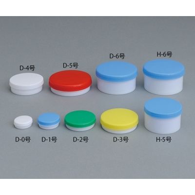 エムアイケミカル 軟膏容器 M型容器Dー2号(10) 11.5mL 白キャップ 滅菌済 645210 1 1ケース(100個)（直送品）