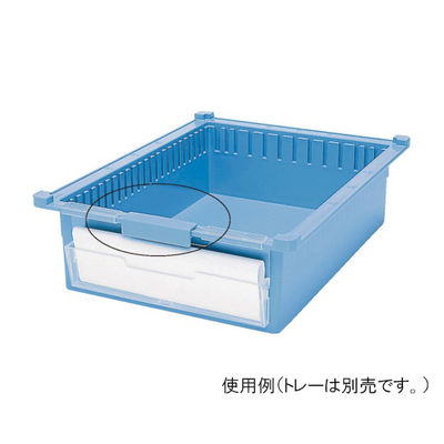 サカセ化学工業 トレー・バスケット付属品 持ち手アタッチメント ブルー PT-04 1個 62-0853-16（直送品）