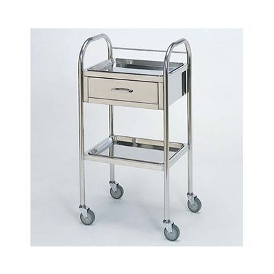 柏ステンレス工業 麻酔器械台 引出1個付 マスイキカイダイML-1H 1個 62-2715-82　　ナビスカタログ（直送品）