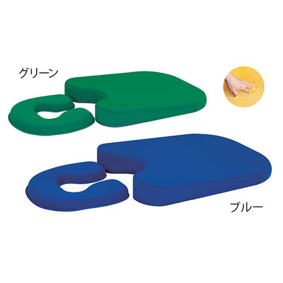 高田ベッド製作所 薄型ジェルセット 幅30×奥行30×高さ3.5cm ブルー TB-1359 1個 62-5032-60（直送品）