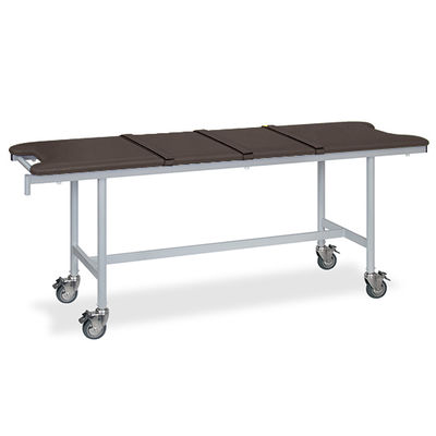 高田ベッド製作所 アルミストレッチャー100(ベルト付き) 幅65×長さ180×高さ70cm 茶 TB-1351 1個 62-5028-95（直送品）