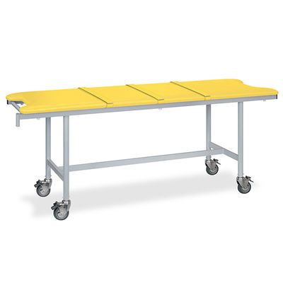 高田ベッド製作所 アルミストレッチャー100(ベルト付き) 幅65×長さ180×高さ90cm イエロー TB-1351 1個（直送品）