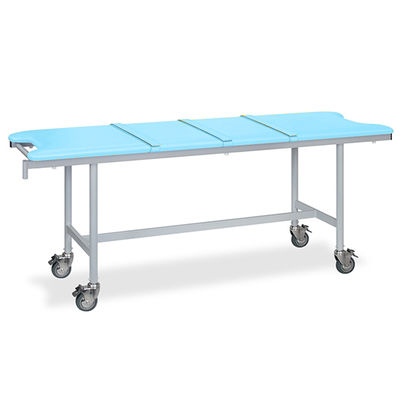 高田ベッド製作所 アルミストレッチャー100(ベルト付き) 幅65×長さ180×高さ75cm スカイブルー TB-1351 1個（直送品）