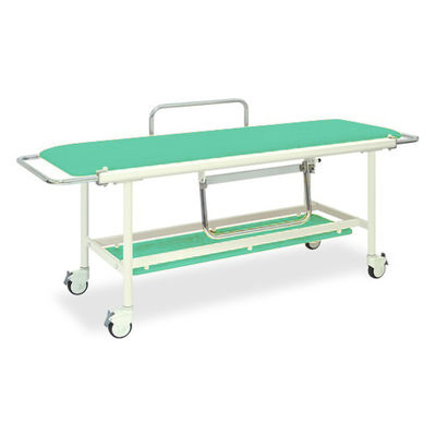 高田ベッド製作所 ストレッチャー100 幅60×長さ200(座シート180)×高さ80cm ライトグリーン TB-623 1台（直送品）