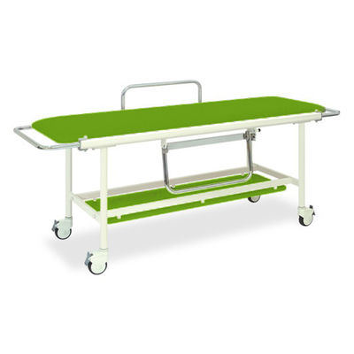 高田ベッド製作所 ストレッチャー100 幅60×長さ200(座シート180)×高さ85cm 抹茶 TB-623 1台 62-8705-64（直送品）