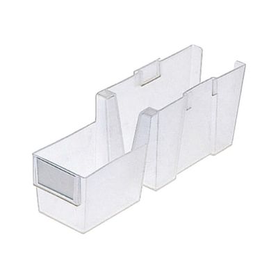 サカセ化学工業 注射セットケース(W48×D169×H65mm)クリアホワイト ST-3 1個 62-0853-80（直送品）