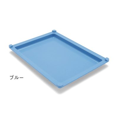サカセ化学工業 トレー 34ー02タイプ(深さ2cm)帯電防止 ブルー PT34-02 1個 62-0852-35（直送品）