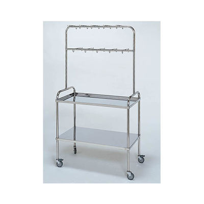 柏ステンレス工業 アーチ型点滴処置台 (立上) 2段 テンテキショチダイMD-TU 1個 62-2715-30（直送品）