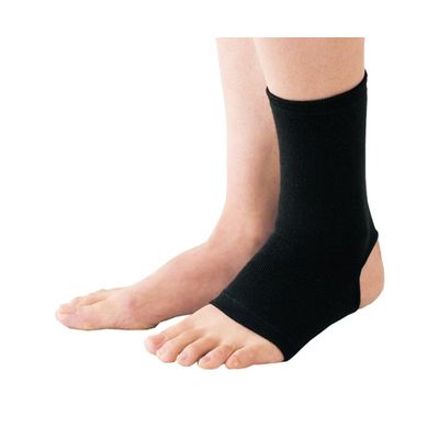 D&M 中圧迫サポーター(足首) #521 ブラック M 1個 62-0871-77（直送品）