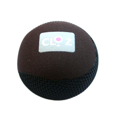 ヘルメット潜水 クロッツ やわらか健康ボール 丸型 ブラック×ブラウン 10個入 HC-035 1ケース(10個) 61-9950-69（直送品）