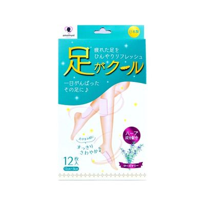 大衛 足がクール12枚入×10個 62-3112-99 1箱(10個)（直送品）