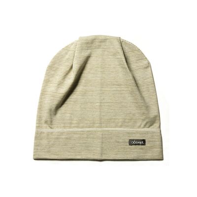 特殊衣料 アボネット ソフト スムースキャップ1 ストライプグリーン Mサイズ 2048 1個 61-9622-66（直送品）