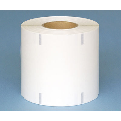 中島紙工 感熱ロールラベル(ミシン目あり) 90mm×50mm 10巻入 2154 1箱(10巻) 62-9915-48（直送品）