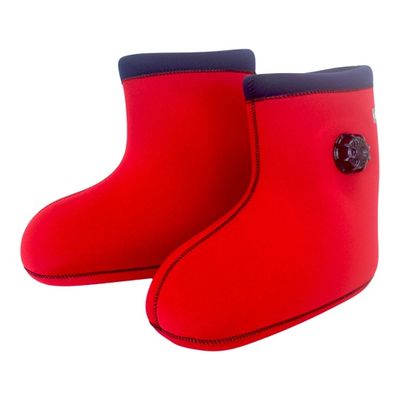 ヘルメット潜水 クロッツ やわらか湯たんぽ 足用 底無し レッド S HY-614-S 1足 62-9827-96（直送品）