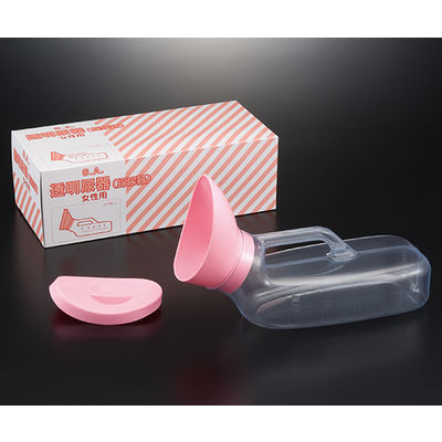 浅井商事 SA ブラシなし塩ビ透明尿器 女性用 100233 1個 62-1365-09（直送品）