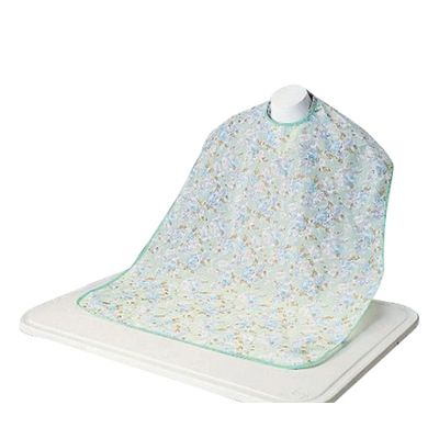 ケアファッション 食事用エプロン グリーン 丈100cm 38951-01 1枚 61-7384-39（直送品）