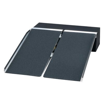 イーストアイ ポータブルスロープアルミ2折式90cmタイプ PVS090 1個 62-8149-09（直送品）