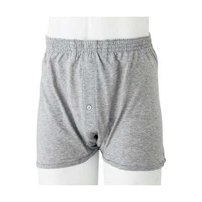 ケアファッション 紳士ニットトランクス 杢グレー M 01860-01 1枚 61-7382-13（直送品）