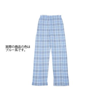 ケアファッション 紳士腰開き洗い替えパンツ ブルー系 フリー 38803-01 1枚 61-7380-47（直送品）