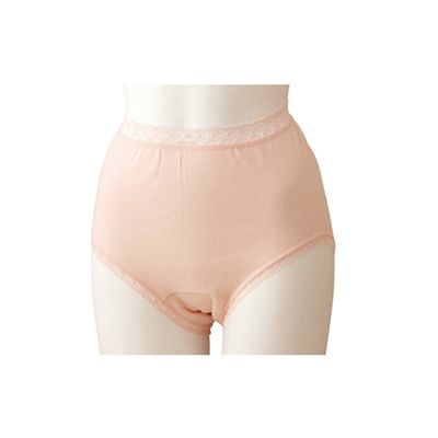 ケアファッション 婦人ショーツ ピーチ L 38158-12 1枚 61-7377-54（直送品）