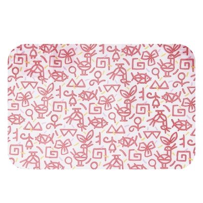 ケアファッション 名札付食事用エプロン ピンク 39670-01 1枚 61-7384-47（直送品）