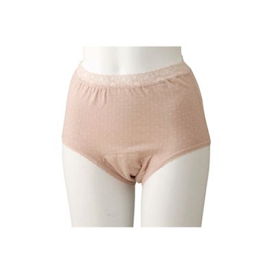 ケアファッション 婦人ショーツ モカ LL 38160-03 1枚 61-7378-08（直送品）