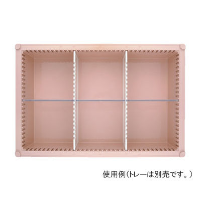 サカセ化学工業 仕切板Bセット トレー64ー17タイプ(深さ17cm)用 耐熱・制電タイプ PDD17-Bセット 1セット（直送品）