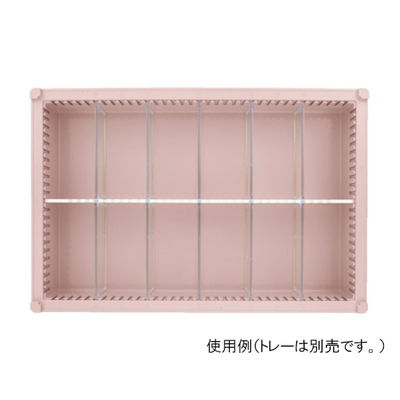 サカセ化学工業 仕切板Dセット トレー64ー10タイプ(深さ10cm)用 耐熱・制電タイプ PDD10-Dセット 1セット（直送品）