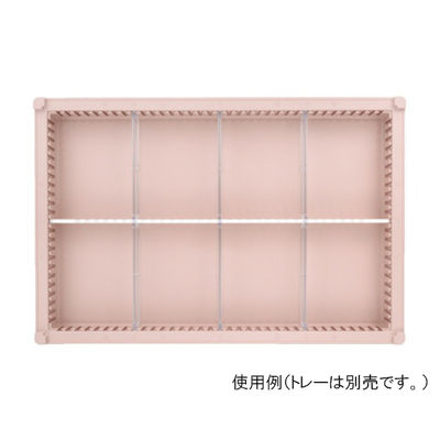 サカセ化学工業 仕切板Fセット トレー64ー05タイプ(深さ5cm)用 帯電防止タイプ PD05-Fセット 1セット 62-0851-15（直送品）