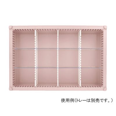 サカセ化学工業 仕切板Aセット トレー64ー10タイプ(深さ10cm)用 帯電防止タイプ PD10-Aセット 1セット 62-0851-45（直送品）