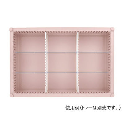 サカセ化学工業 仕切板Bセット トレー64ー10タイプ(深さ10cm)用 耐熱・制電タイプ PDD10-Bセット 1セット（直送品）