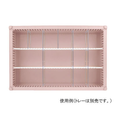 サカセ化学工業 仕切板Eセット トレー64ー10タイプ(深さ10cm)用 耐熱・制電タイプ PDD10-Eセット 1セット（直送品）