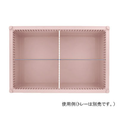 サカセ化学工業 仕切板Cセット トレー64ー17タイプ(深さ17cm)用 帯電防止タイプ PD17-Cセット 1セット 62-0851-78（直送品）