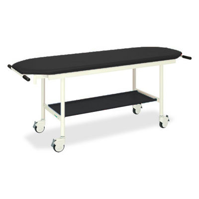 高田ベッド製作所 ライトストレッチャー100 幅60×長さ180×高さ75cm 黒 TB-1029 1台 62-8697-92（直送品）