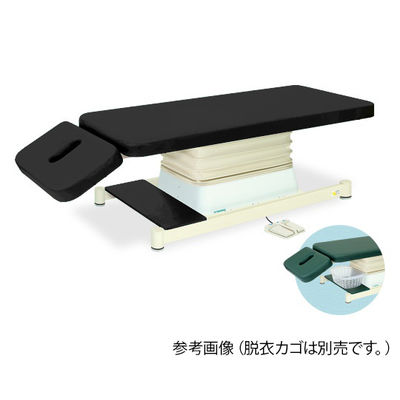 高田ベッド製作所 垂直電動Aタイプ 幅60×長さ200×高さ49~82cm 黒 TB-539 1台 62-8686-65（直送品）