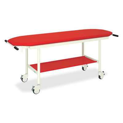 高田ベッド製作所 ライトストレッチャー100 幅60×長さ180×高さ75cm レッド TB-1029 1台 62-8698-08（直送品）