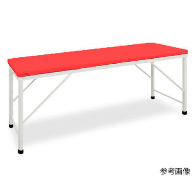高田ベッド製作所 処理台 幅55×長さ180×高さ60cm レッド TB-367 1台 62-8653-89（直送品）