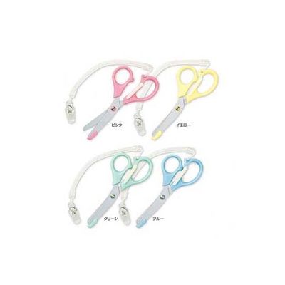 上野ハサミ ナイースハサミ グリーン 62-3810-83 1個（直送品）