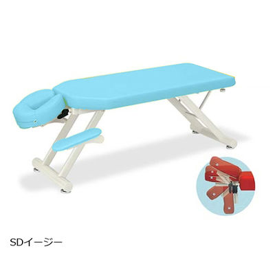 高田ベッド製作所 SDイージー 幅70×長さ170×高さ50cm スカイブルー TB-1055 1個 61-6477-75（直送品）