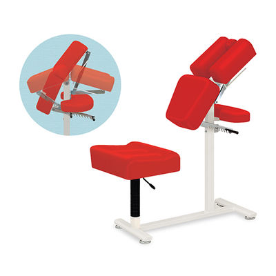 高田ベッド製作所 GSラウンドチェアー 幅50×奥行100×高さ115cm イエロー TB-1023 1個 61-9649-09（直送品）