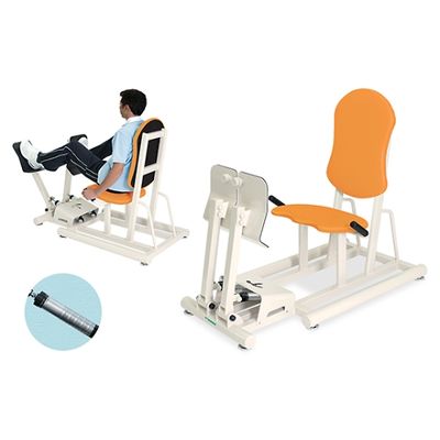 レッグプレスII(分離式) 座幅45(全幅60)×奥行114×座高32/42(全高107)cm オレンジ TB-1216 1個（直送品）