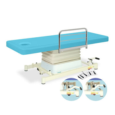 高田ベッド製作所 有孔垂直電動EZタイプ 幅65×長さ170×高さ48~81cm スカイブルー TB-889U 1個 61-5857-19（直送品）