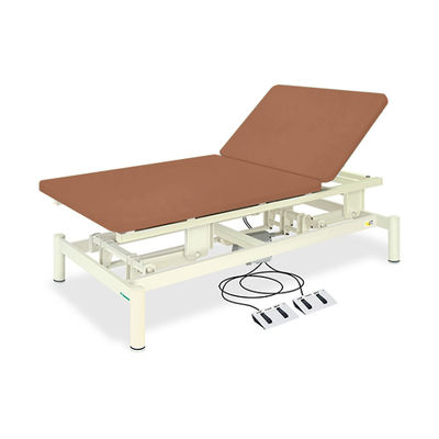 高田ベッド製作所 2M電動ボバース(02) 幅120×長さ190×高さ45~80cm ライトブラウン TB-1077-02 1個 61-5071-63（直送品）