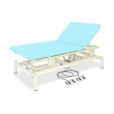 高田ベッド製作所 2M電動ボバース(01) 幅90×長さ180×高さ45~80cm スカイブルー TB-1077-01 1個（直送品）